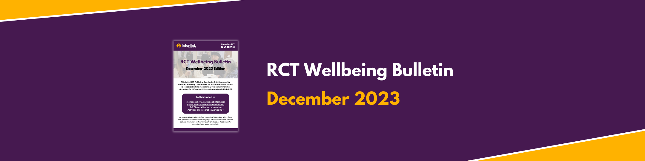 RCT Wellbeing Bulletin - December 2023