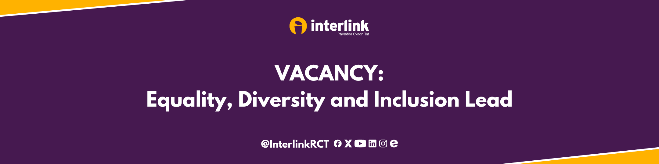 Vacancy: Equality, Diversity and Inclusion (EDI) Lead
